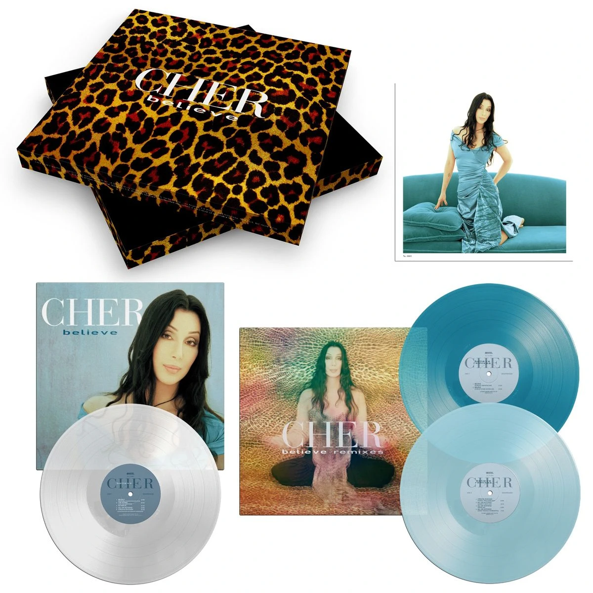 wr-5054197614200 Cher - Believe (Box) (coloured) (3LP) 2023 Виниловая пластинка фото купить