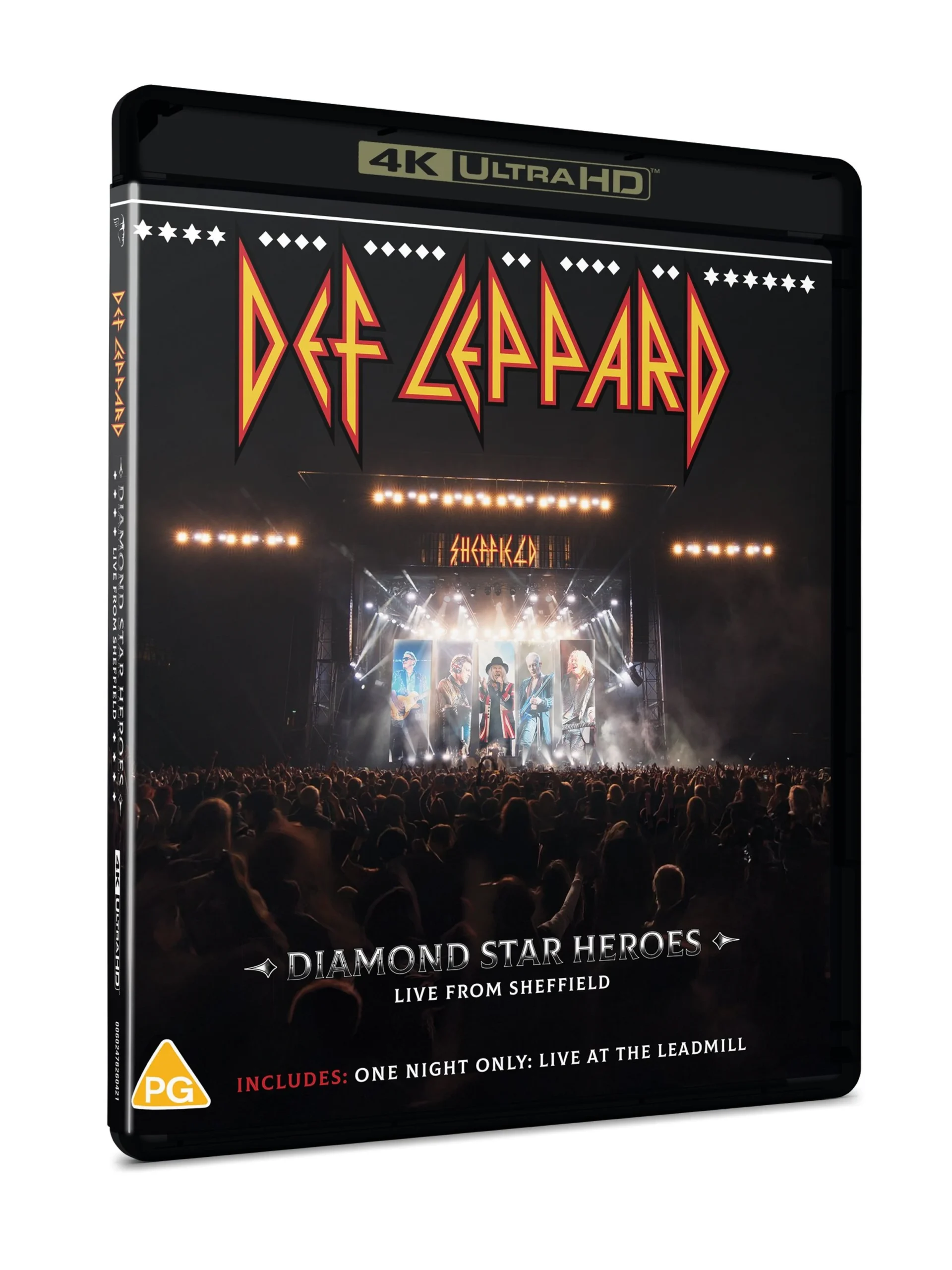 wr-0602478260421 Def Leppard - Diamond Star Heroes Live from Sheffield Ultra HD Blu-ray диск фото купить