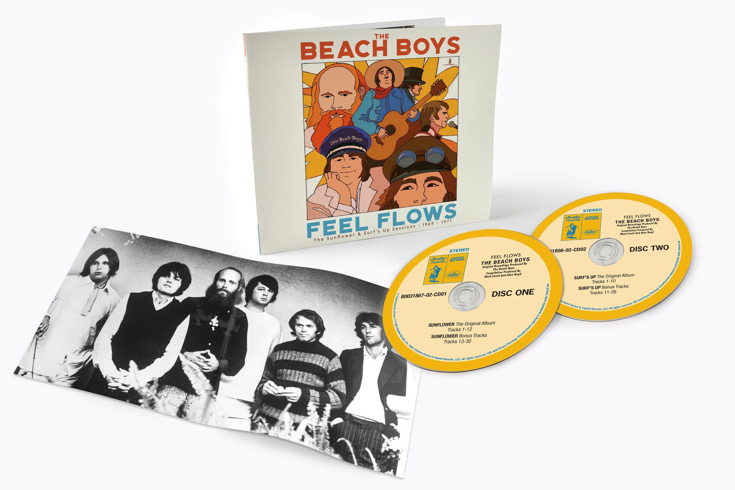 wr-0602508790584 The Beach Boys - Feel Flows: The Sunflower & Surf's Up Sessions 1969 - 1971 Музыкальный CD диск фото купить