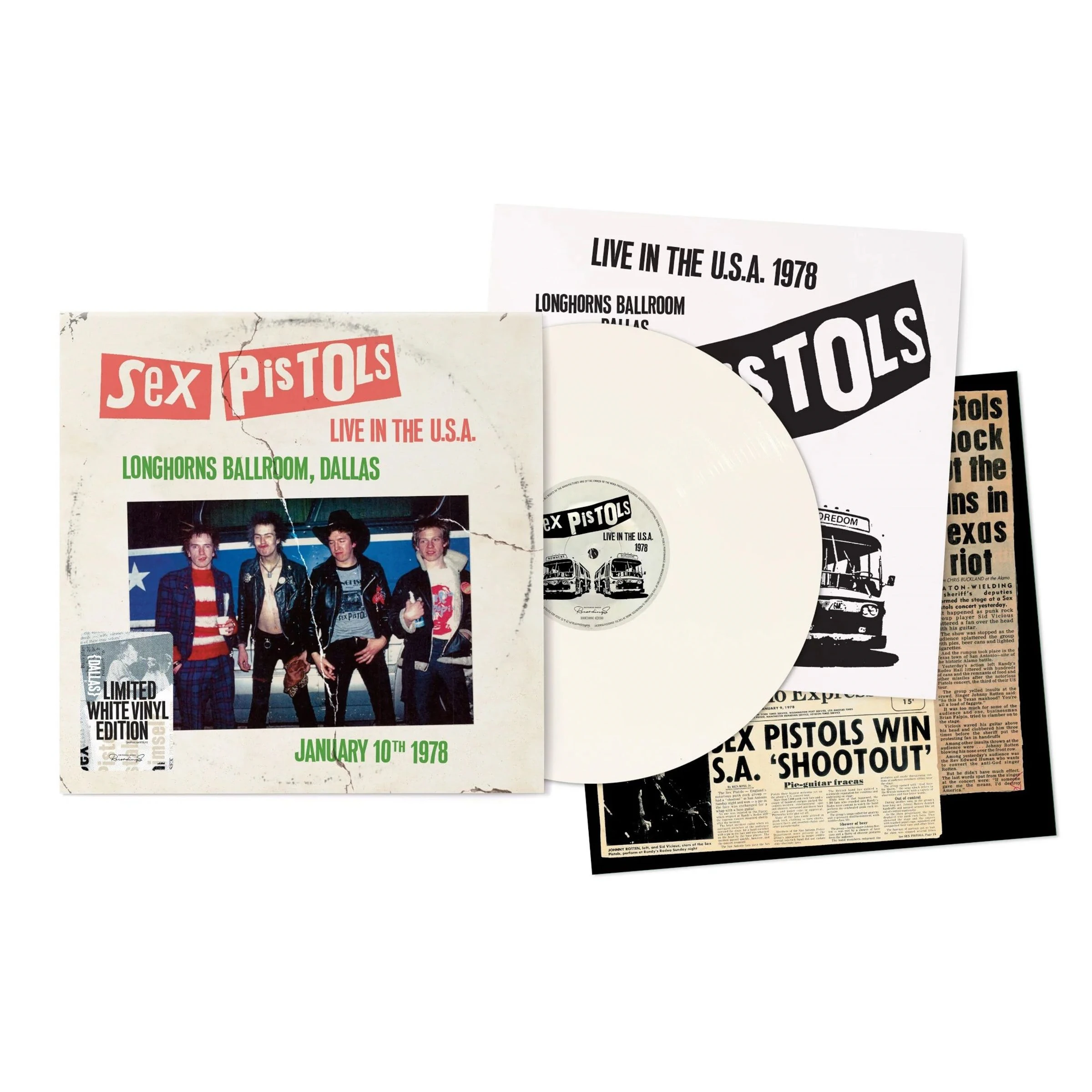 wr-0602567088103 Sex Pistols - Live In The U.S.A., 1978 Цветная виниловая пластинка фото купить